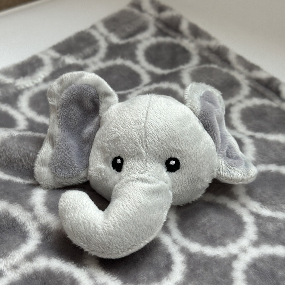 HB Hudson Baby Lovey‎ White Elephant Security Blanket Transition Comfort Lovie